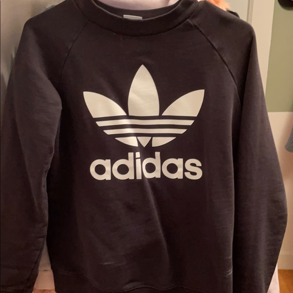 Adidas black sweatshirt